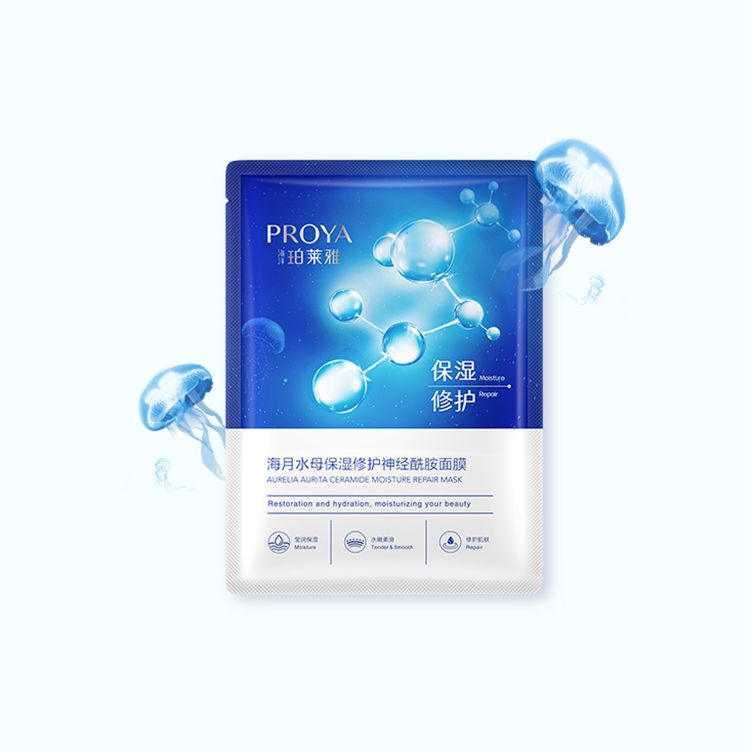 ab欧博allbet集团海月水母保湿修护神经酰胺面膜